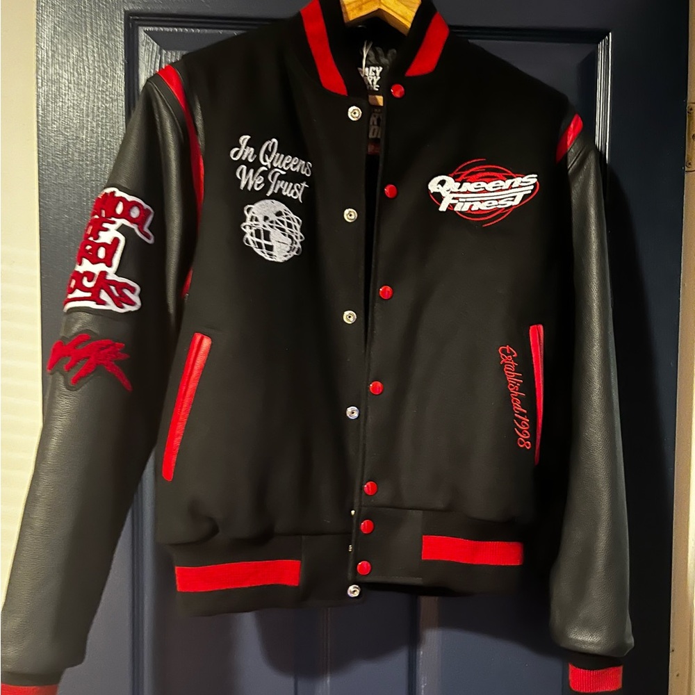 Queens 7 x Queens Finest Limited Varsity Jacket • NWT